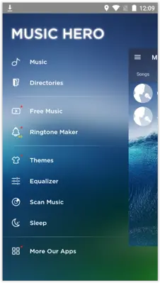 Music Hero Player android App screenshot 1